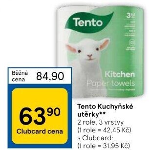Utěrky kuchyňské 3vrstvé Tento