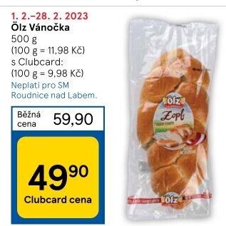 Vánočka Ölz
