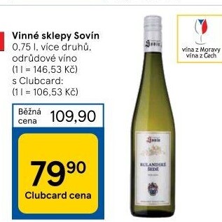Vína Vinný sklep Sovín