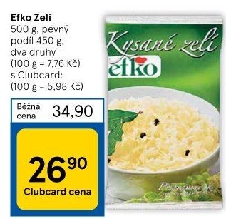 Zelí Efko