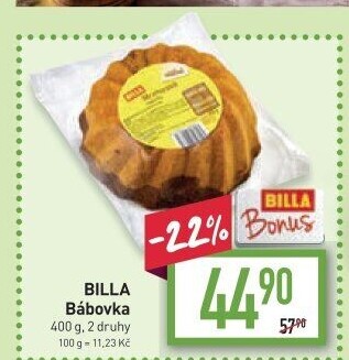 Bábovka Billa