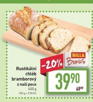 Chléb bramborový rustikální