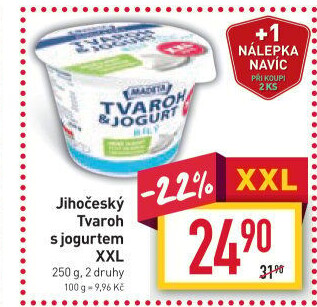 Dezert tvaroh s jogurtem jihočeský Madeta