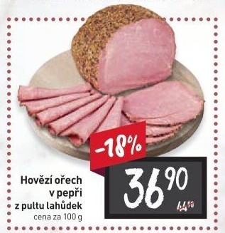 Hovězí ořech v pepři