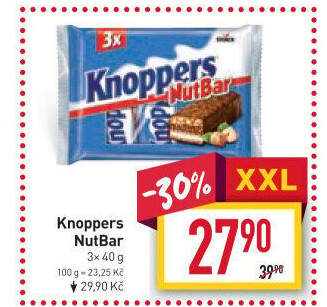 Oplatky Knoppers NutBar Storck