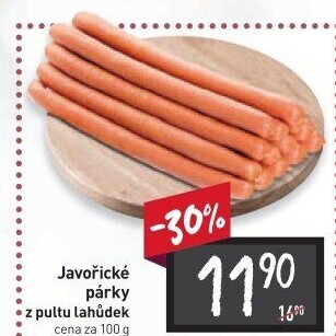 Párky javořické