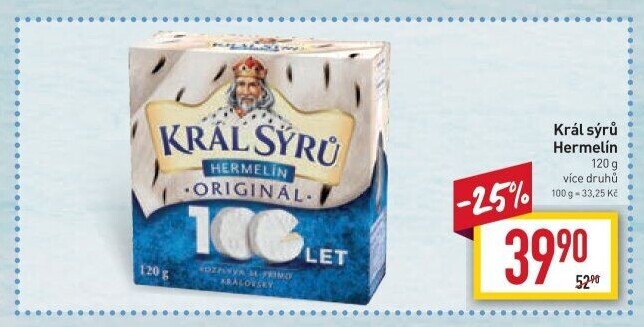 Sýr Hermelín Král sýrů