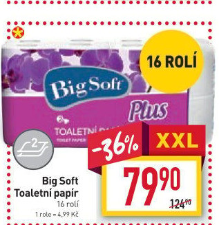 Toaletní papír 2vrstvý Big Soft