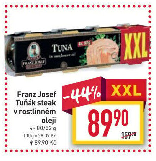 Tuňák steak v oleji Exclusive Franz Josef Kaiser