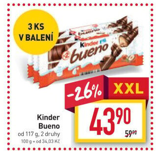 Tyčinka Bueno Kinder