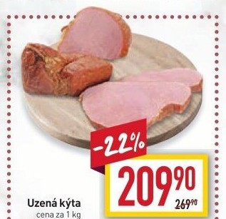 Uzená kýta bez kosti