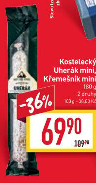 Salám Uherák kostelecký Kostelecké uzeniny