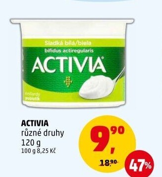 Bílý jogurt Activia Danone