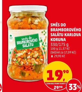 Směs do bramborového salátu Karlova Koruna