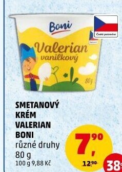 Smetanový krém Valerian Boni