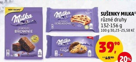 Sušenky Milka