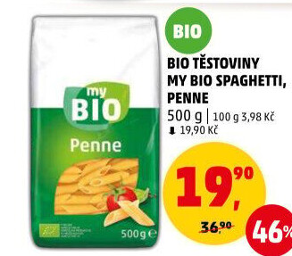 Těstoviny My BIO
