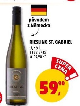 Víno Riesling St. Gabriel