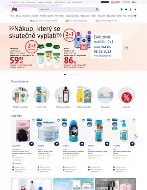 akční leták dm drogerie 15.2.2023-21.2.2023