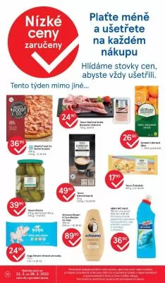 akční leták Tesco 22.2.2023-28.2.2023