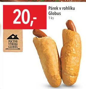 Párek v rohlíku Globus