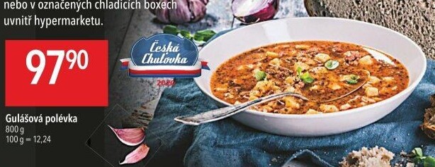 Gulášová polévka Globus