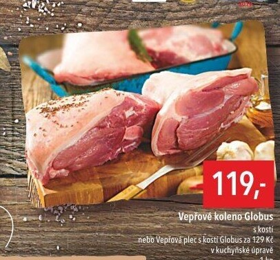 Koleno vepřové s kostí Globus