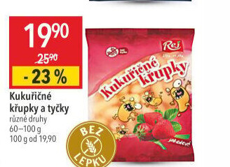 Kukuřičné křupky Rej