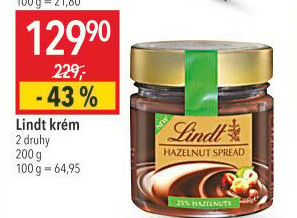 Lískooříškový krém Lindt