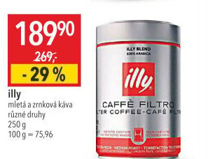 Mletá káva Espresso Illy