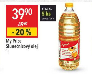Slunečnicový olej My Price