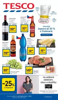 akční leták Tesco 22.2.2023-28.2.2023