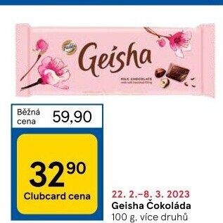 Čokoláda Geisha
