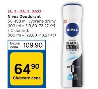 Deodoranty Nivea