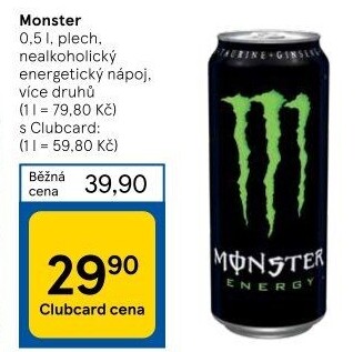 Energetický nápoj Monster Energy