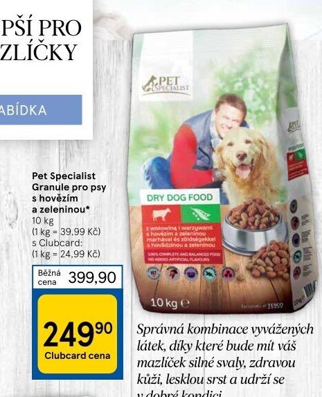 Granule pro psy Pet Specialist