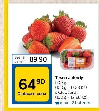 Jahody Tesco