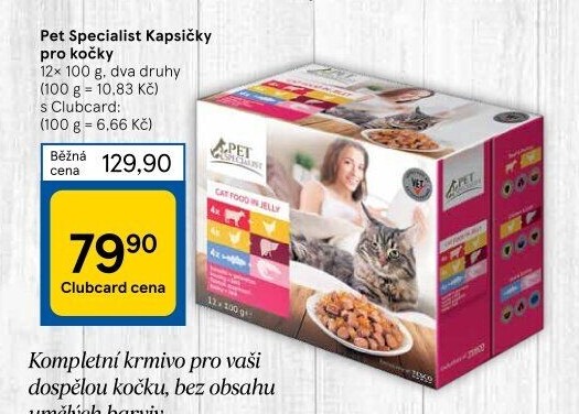 Kapsičky pro kočky Pet Specialist