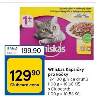 Kapsičky pro kočky Whiskas