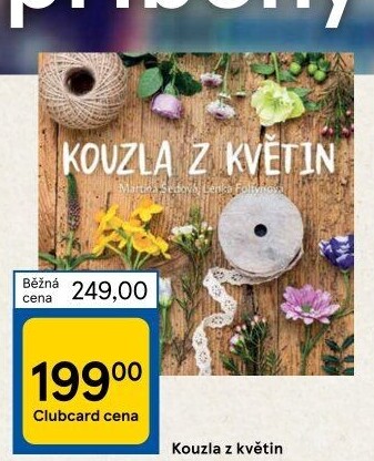 Kniha Kouzla z květin Martina Šedová