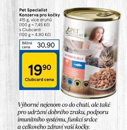 Konzerva pro kočky Pet Specialist