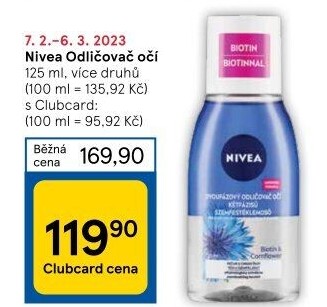 Odličovače očí Nivea