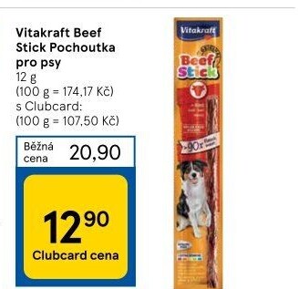 Pamlsky pro psy Beef Stick Vitakraft