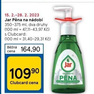 Pěna na nádobí Jar