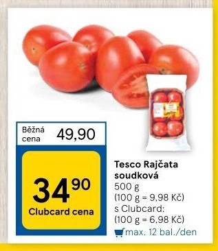 Rajčata soudková Tesco