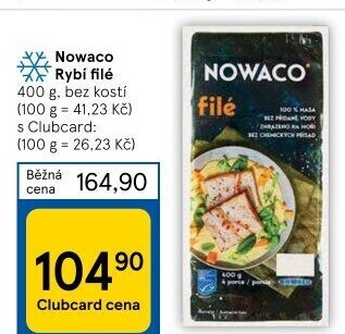 Rybí filé mražené Nowaco