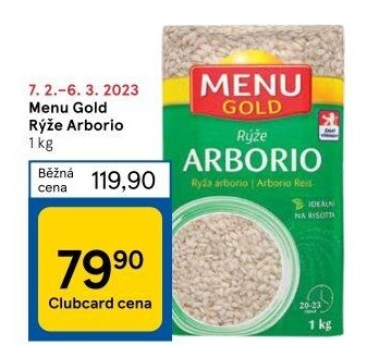 Rýže arborio Menu Gold