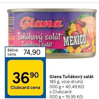 Salát s tuňákem Giana