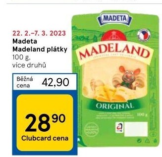 Sýr Madeland Madeta