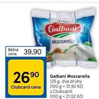 Sýr Mozzarella Galbani